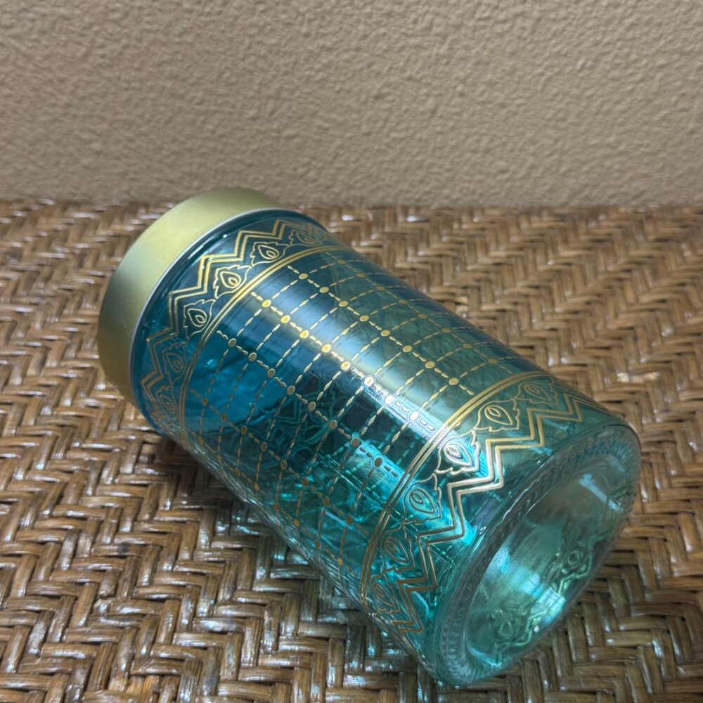 World Market  Jaipur Storage Container Decorative Glass Jar Lid - Picture 6 of 9